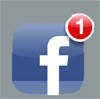 Facebook Icon auf dem iPhone