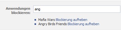 Facebook Spiele blockieren