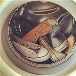 Schuhe in der Waschmaschine waschen